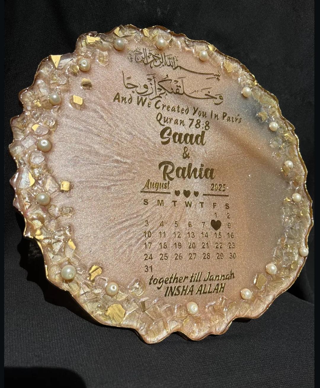 Together Till Jannah Plaque